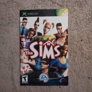 Sims (Microsoft Xbox, 2003) **Manual Only**